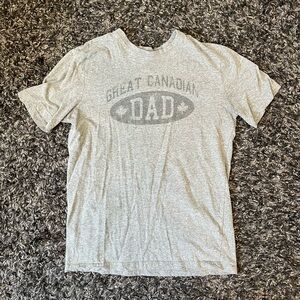 Worlds Best Dad Grey Graphic Cotton TShirt